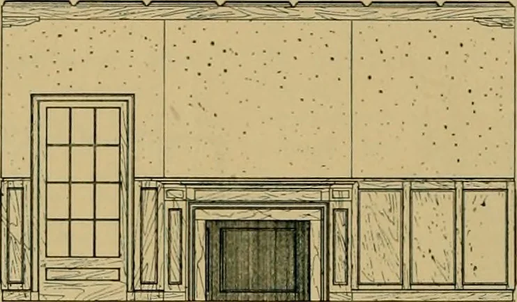 An illustration from An Architectural monograph on a roadside tavern to be built of white pine;, 1920, leaf 7