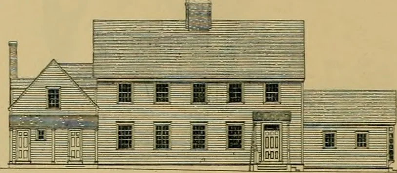 An illustration from An Architectural monograph on a roadside tavern to be built of white pine;, 1920, leaf 9