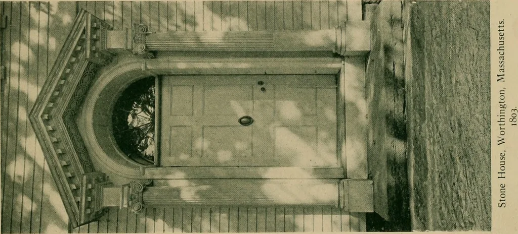 An illustration from An architectural monograph devoted to a comparative study of a group of early American doorways,, 1921, leaf 10