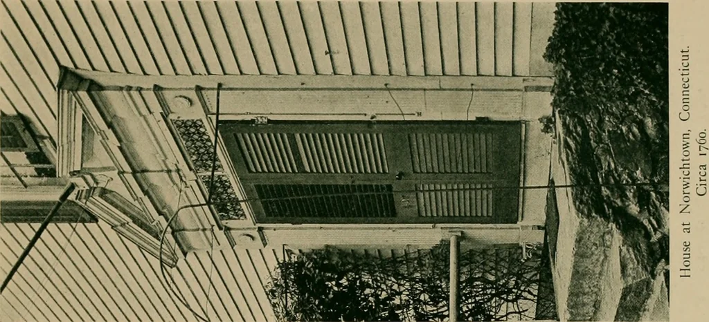 An illustration from An architectural monograph devoted to a comparative study of a group of early American doorways,, 1921, leaf 12