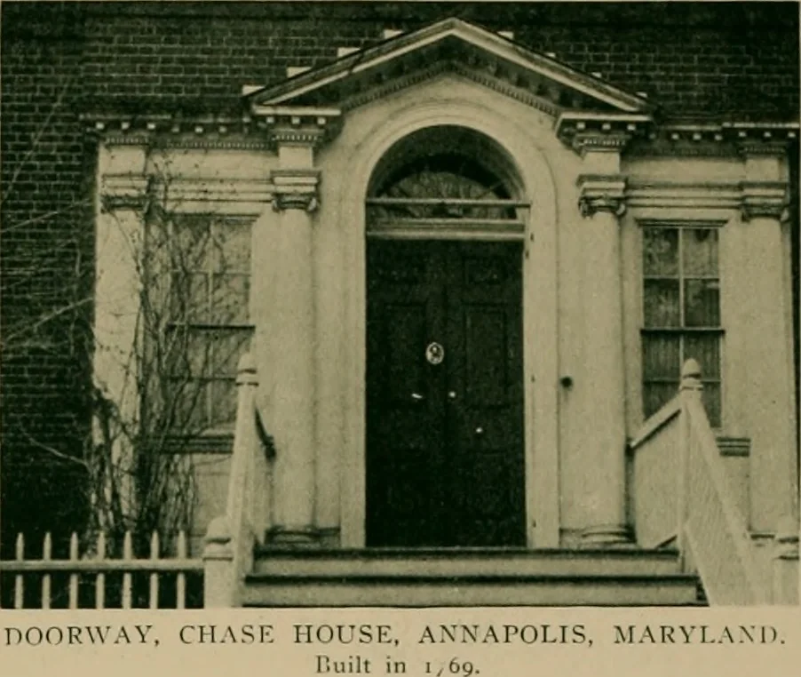 An illustration from An architectural monograph devoted to a comparative study of a group of early American doorways,, 1921, leaf 5