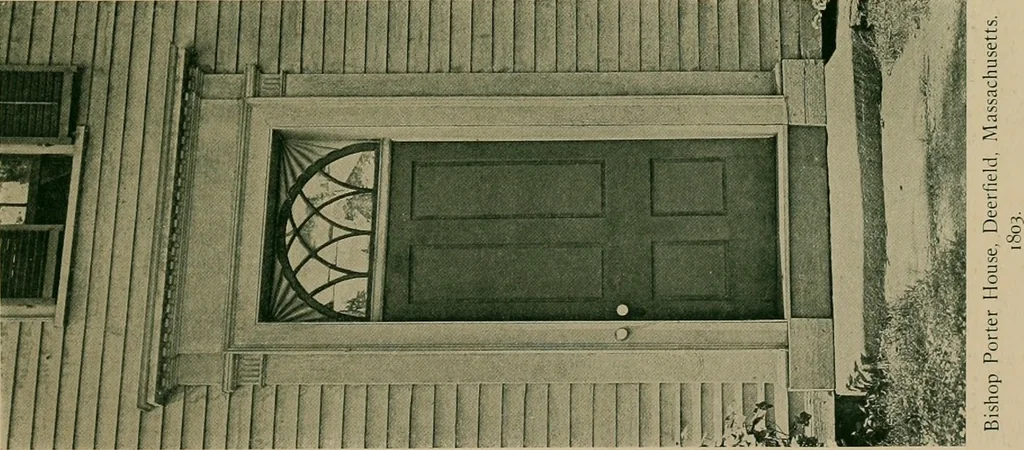 An illustration from An architectural monograph devoted to a comparative study of a group of early American doorways,, 1921, leaf 8