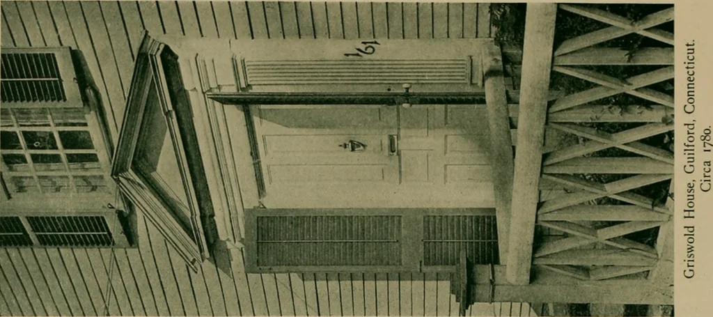 An illustration from An architectural monograph devoted to a comparative study of a group of early American doorways,, 1921, leaf 9