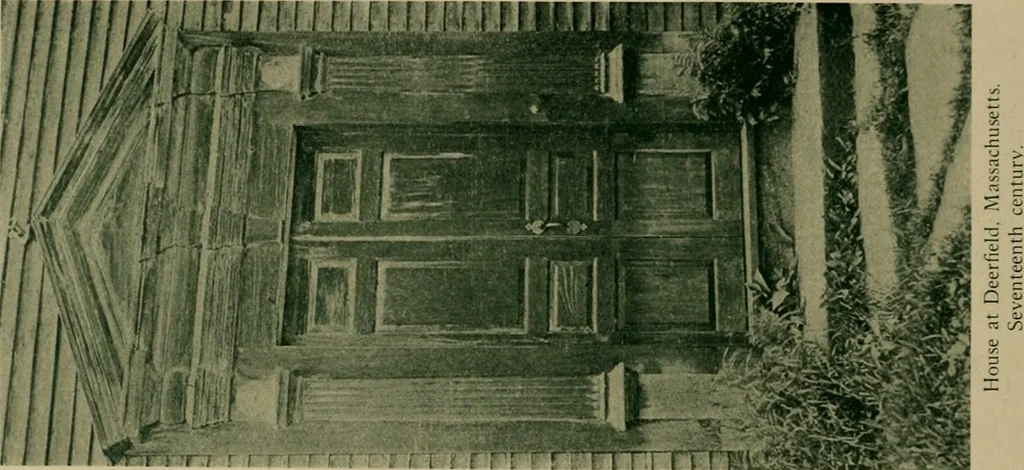 An illustration from An architectural monograph devoted to a comparative study of a group of early American doorways,, 1921, leaf 9