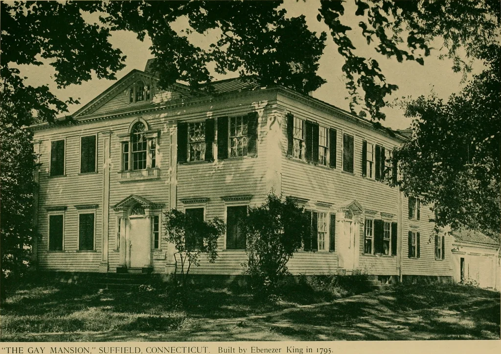 An illustration from An architectural monograph on the town of Suffield, Connecticut,, 1921, leaf 10