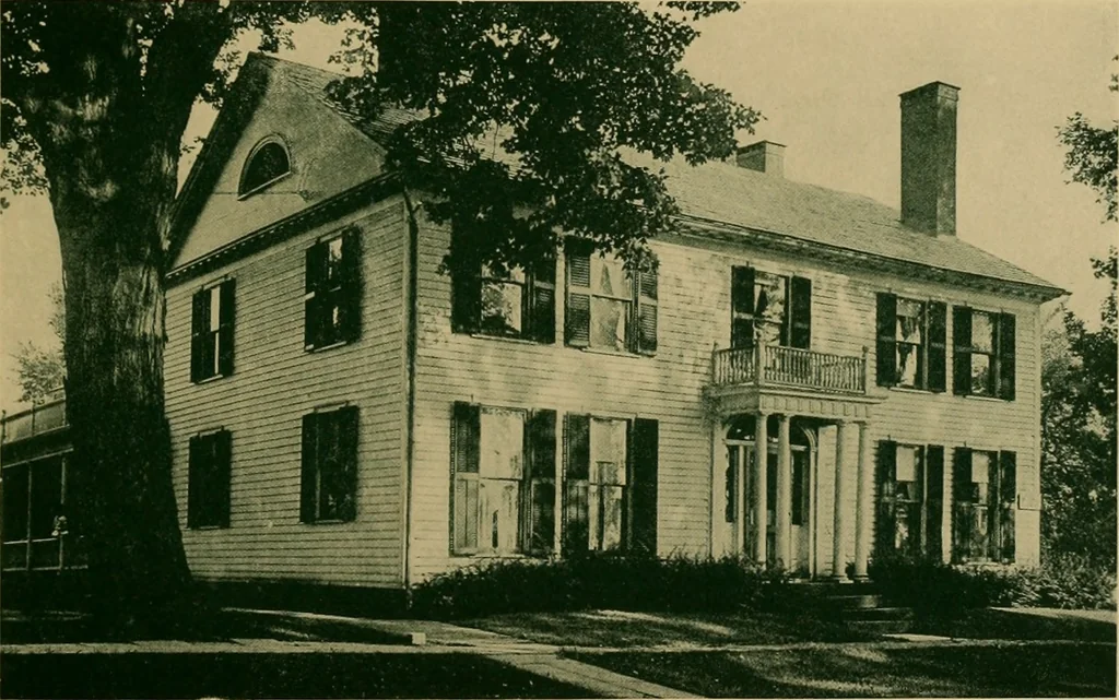 An illustration from An architectural monograph on the town of Suffield, Connecticut,, 1921, leaf 12