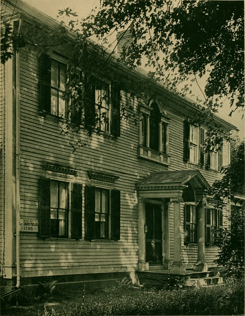 An illustration from An architectural monograph on the town of Suffield, Connecticut,, 1921, leaf 14