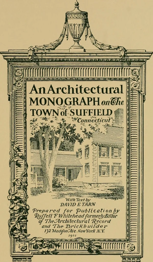 An illustration from An architectural monograph on the town of Suffield, Connecticut,, 1921, leaf 2