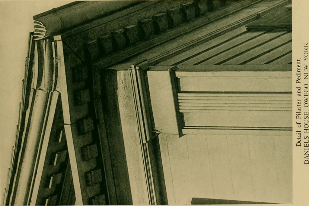 An illustration from An architectural monograph on the Greek revival in Owego & nearby New York towns,, 1921, leaf 14