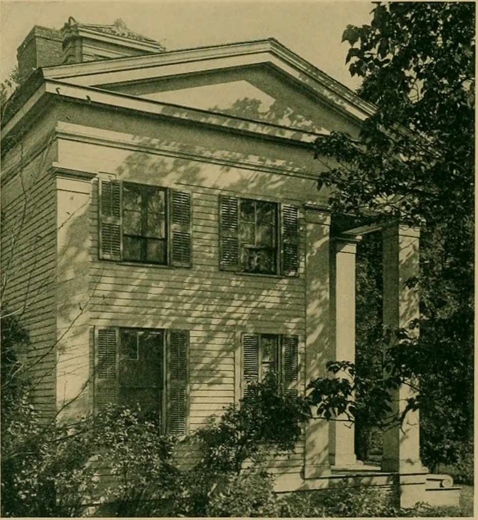 An illustration from An architectural monograph on the Greek revival in Owego & nearby New York towns,, 1921, leaf 17