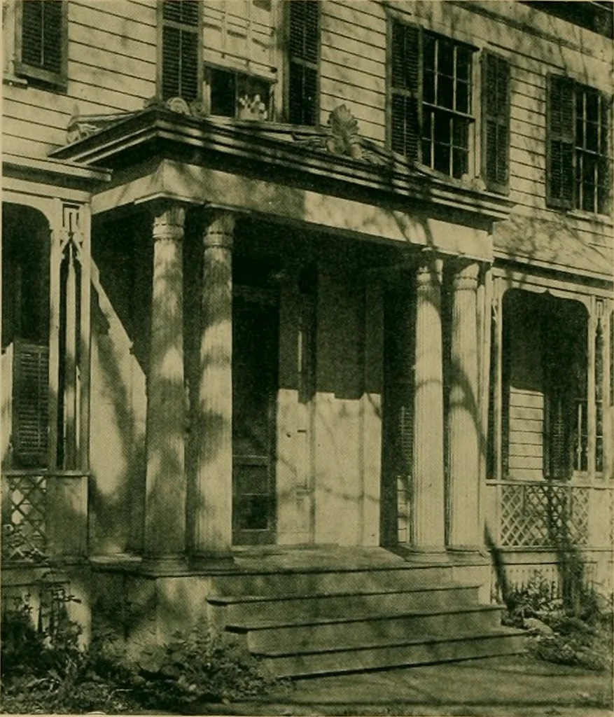 An illustration from An architectural monograph on the Greek revival in Owego & nearby New York towns,, 1921, leaf 5
