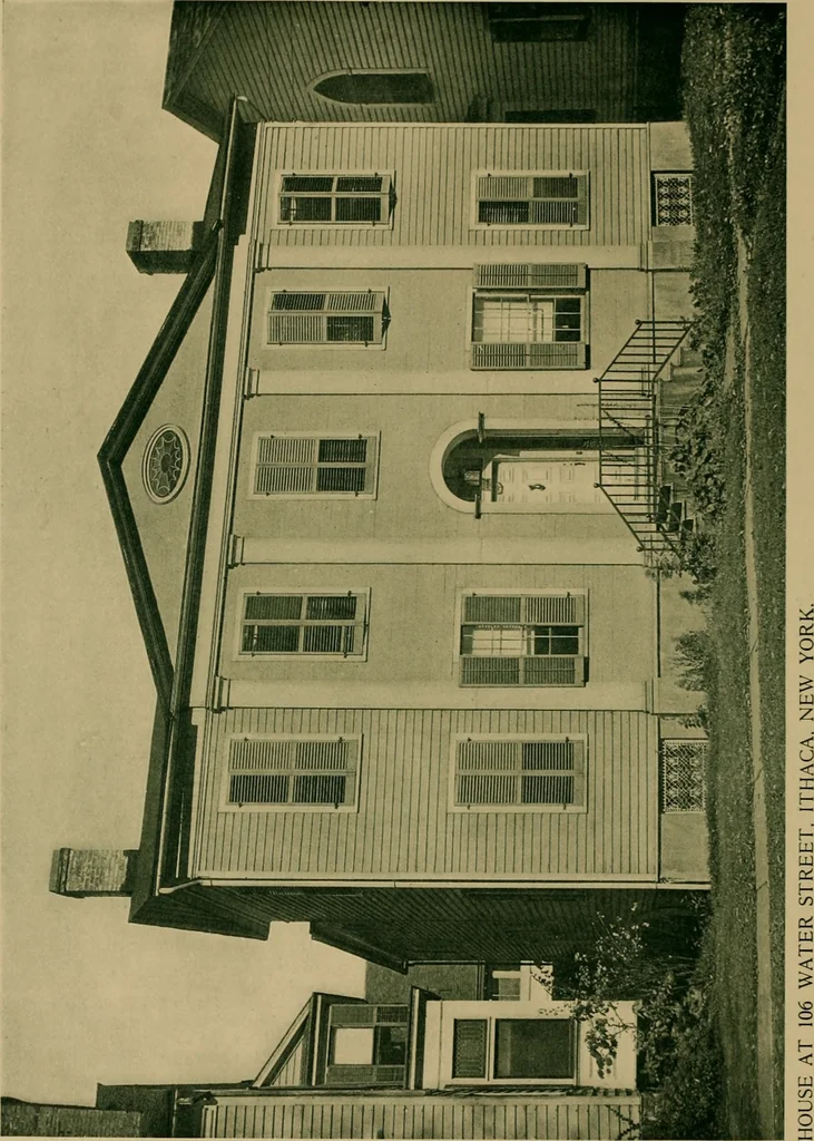 An illustration from An architectural monograph on the Greek revival in Owego & nearby New York towns,, 1921, leaf 9