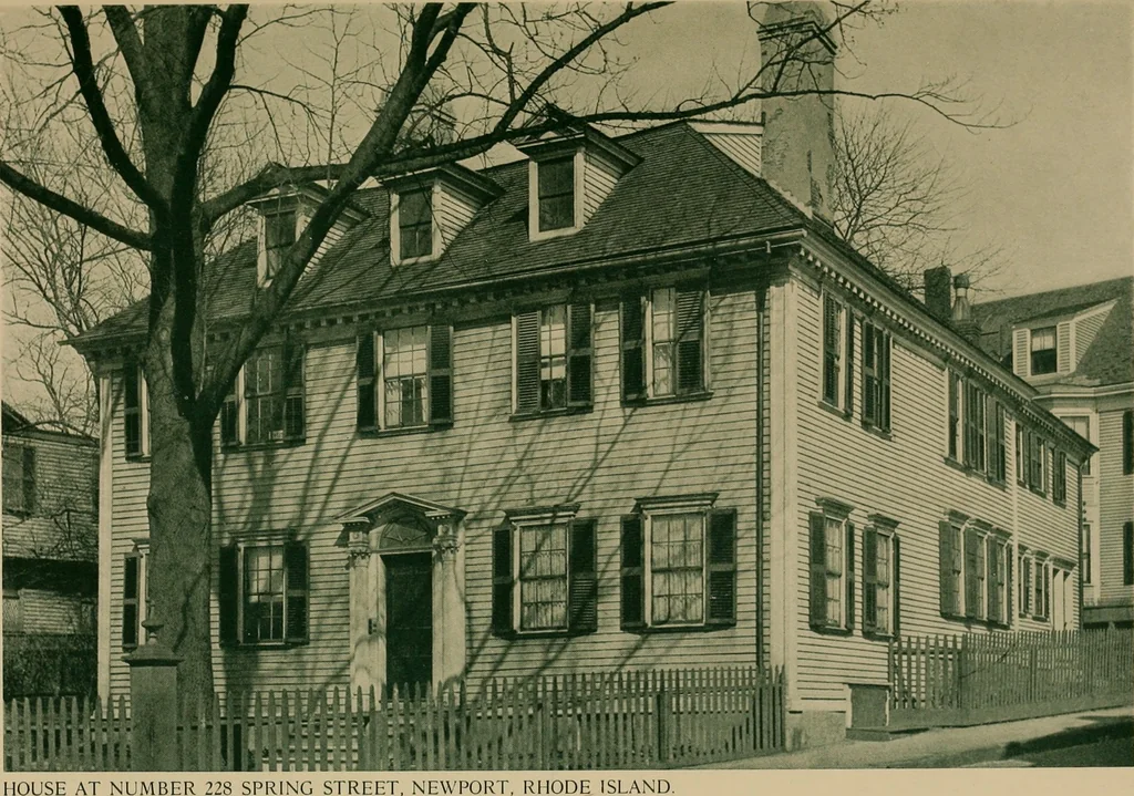 An illustration from An architectural monographs on Newport, Rhode Island, an early American seaport,, 1922, leaf 10