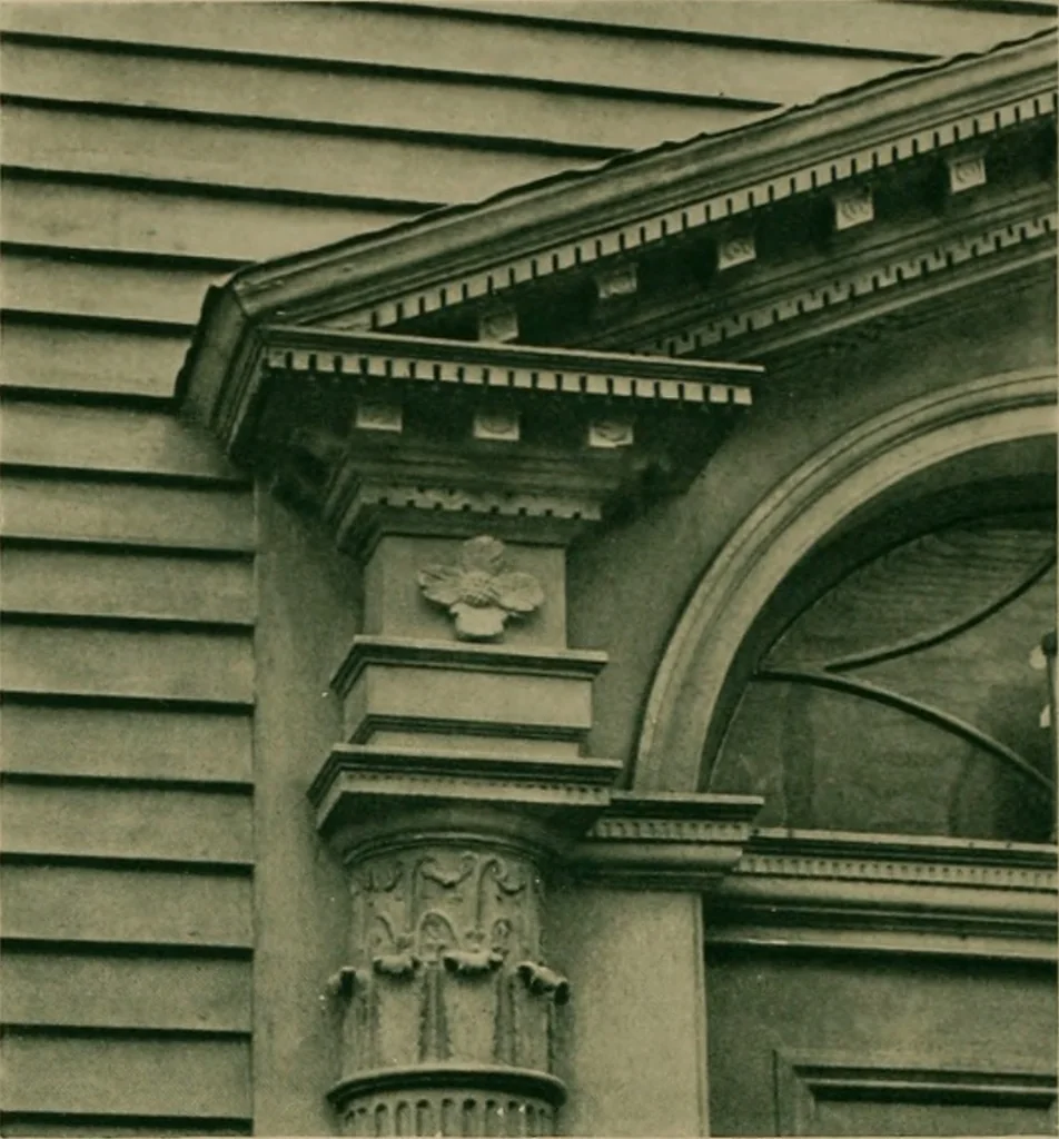 An illustration from An architectural monographs on Newport, Rhode Island, an early American seaport,, 1922, leaf 11