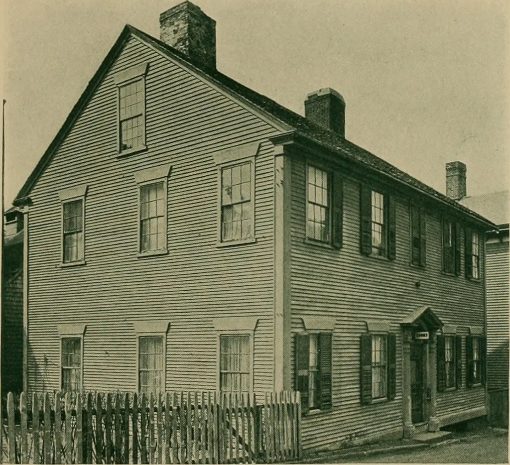 An illustration from An architectural monographs on Newport, Rhode Island, an early American seaport,, 1922, leaf 12