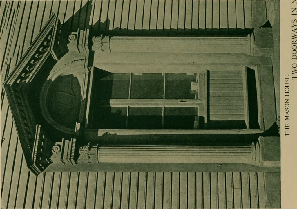 An illustration from An architectural monographs on Newport, Rhode Island, an early American seaport,, 1922, leaf 13