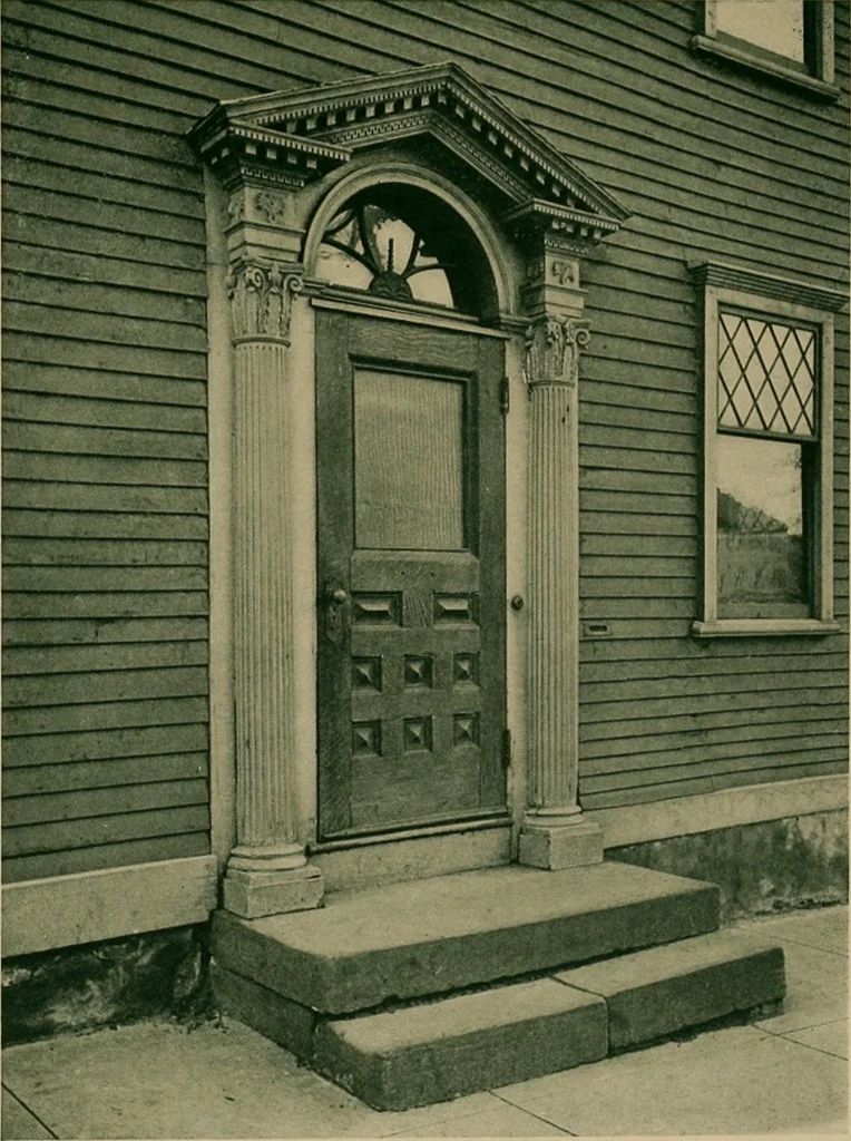 An illustration from An architectural monographs on Newport, Rhode Island, an early American seaport,, 1922, leaf 14