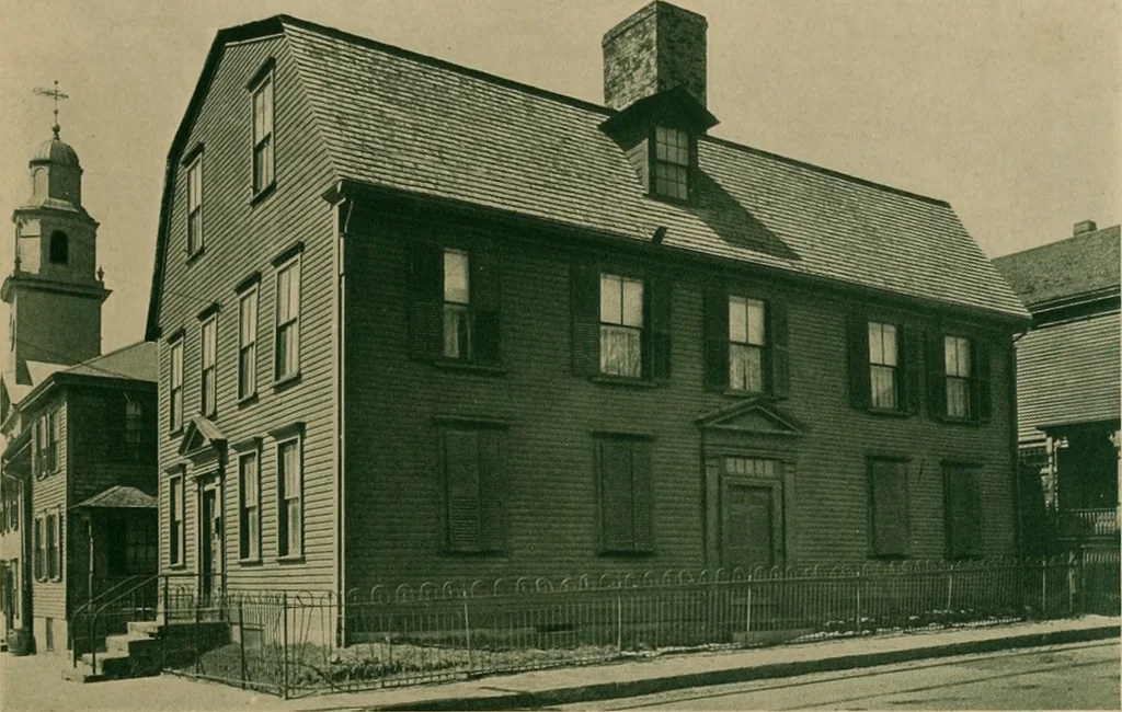 An illustration from An architectural monographs on Newport, Rhode Island, an early American seaport,, 1922, leaf 16