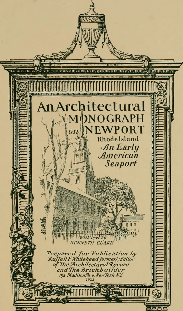 An illustration from An architectural monographs on Newport, Rhode Island, an early American seaport,, 1922, leaf 2
