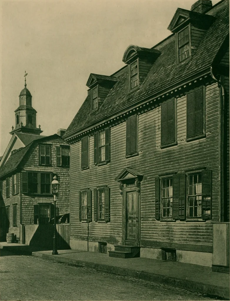 An illustration from An architectural monographs on Newport, Rhode Island, an early American seaport,, 1922, leaf 3