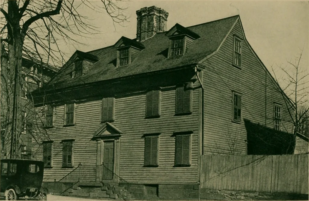 An illustration from An architectural monographs on Newport, Rhode Island, an early American seaport,, 1922, leaf 5