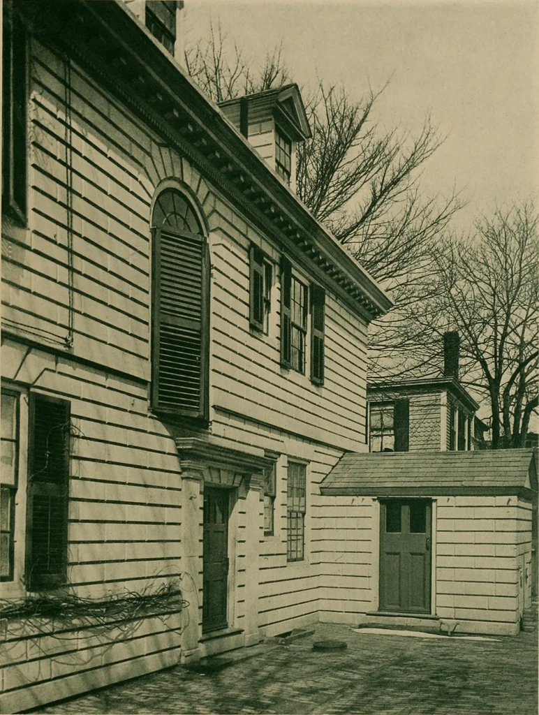 An illustration from An architectural monographs on Newport, Rhode Island, an early American seaport,, 1922, leaf 8