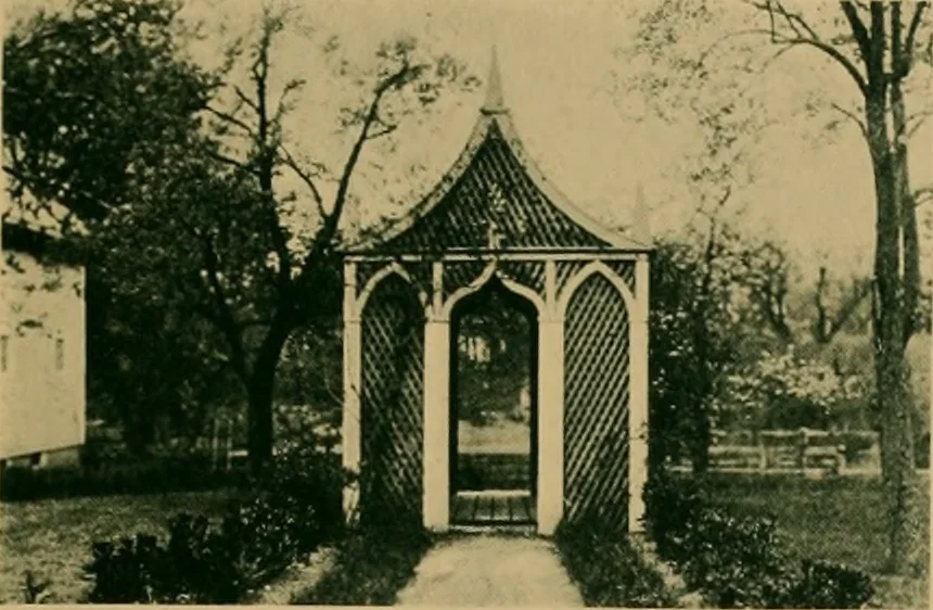 An illustration from An architectural monograph on dependencies of the old fashioned house, 1922, leaf 14
