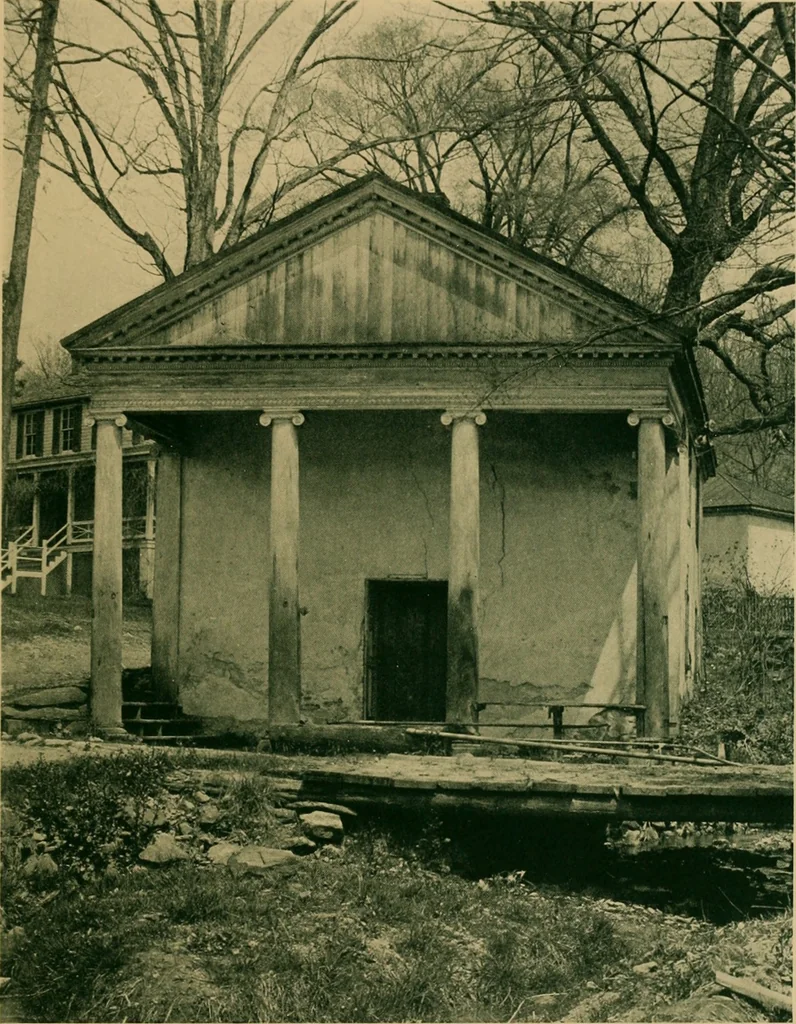 An illustration from An architectural monograph on dependencies of the old fashioned house, 1922, leaf 6