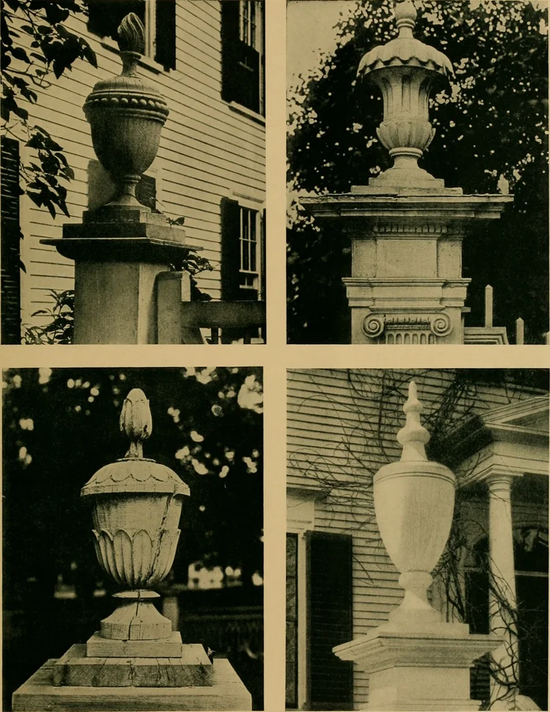 An illustration from An architectural monograph on fences and fence posts of colonial times,, 1922, leaf 14