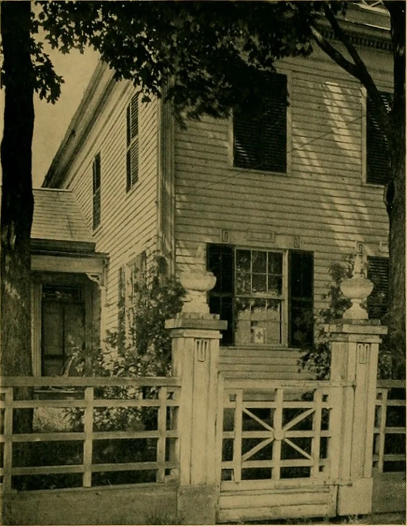 An illustration from An architectural monograph on fences and fence posts of colonial times,, 1922, leaf 16