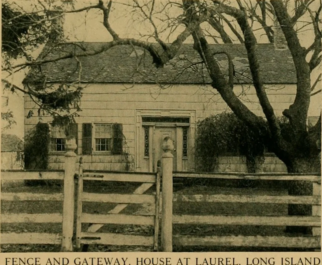 An illustration from An architectural monograph on fences and fence posts of colonial times,, 1922, leaf 4