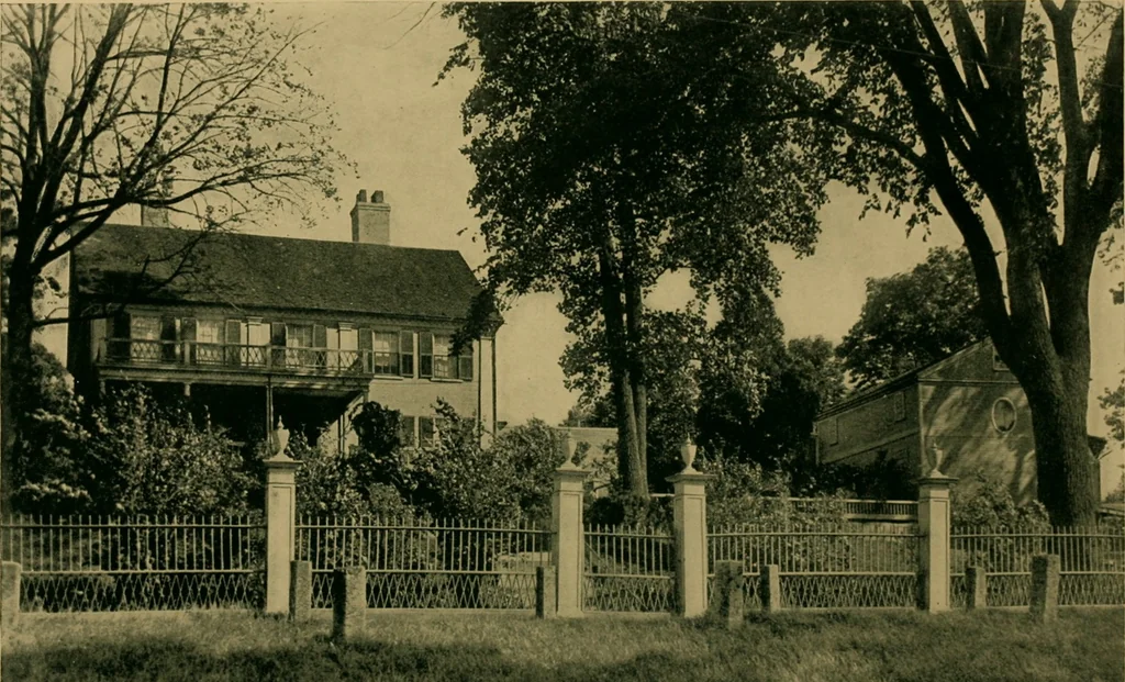 An illustration from An architectural monograph on fences and fence posts of colonial times,, 1922, leaf 9