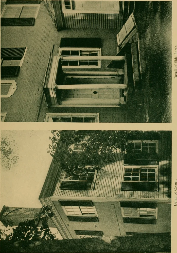 An illustration from An architectural monographs on port towns of Penobscot Bay, 1922, leaf 12
