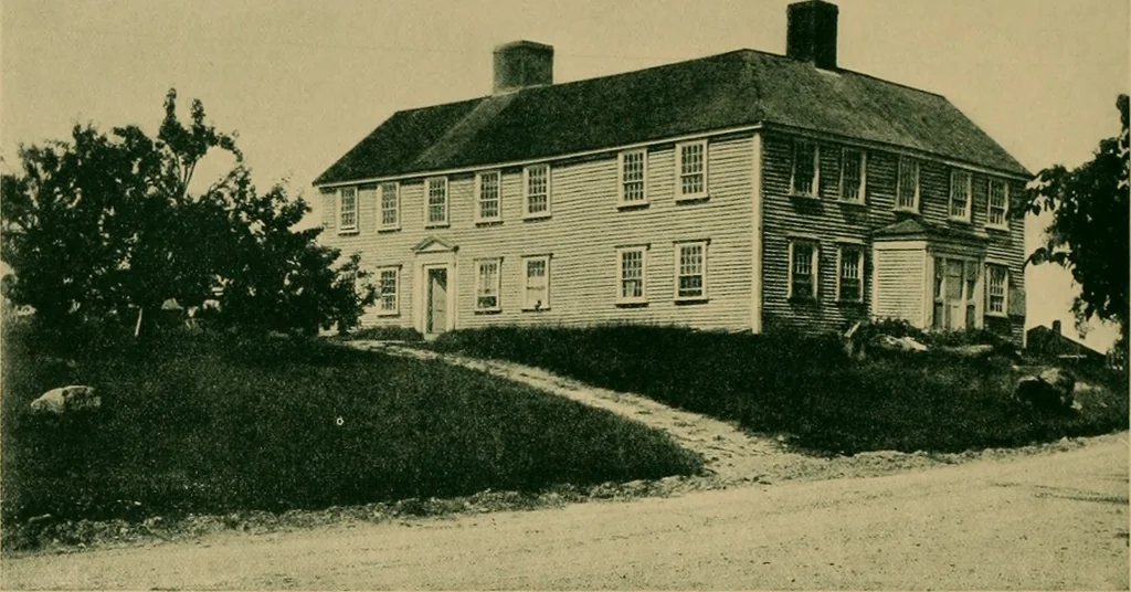 An illustration from An architectural monographs on port towns of Penobscot Bay, 1922, leaf 13