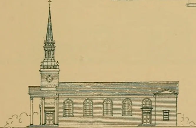An illustration from An architectural monograph on a country church & Sunday school building with the minister’s residence, to be built of white pine;, 1922, leaf 18