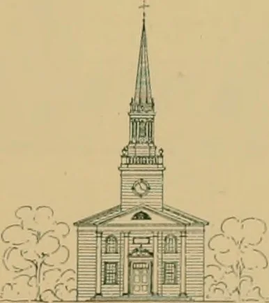An illustration from An architectural monograph on a country church & Sunday school building with the minister’s residence, to be built of white pine;, 1922, leaf 18