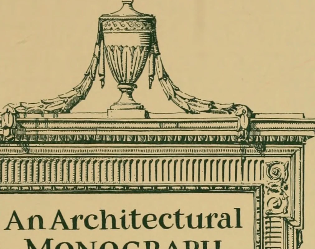 An illustration from An architectural monograph on a country church & Sunday school building with the minister’s residence, to be built of white pine;, 1922, leaf 2