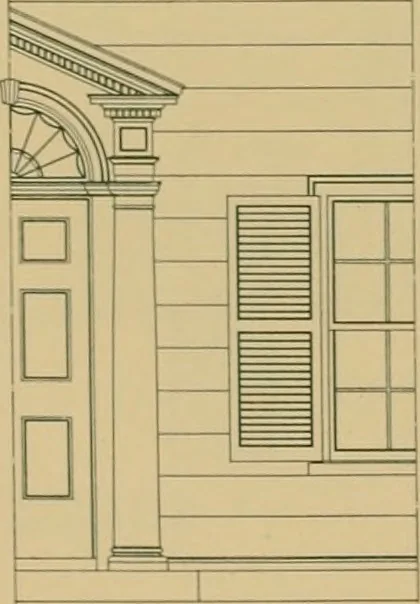An illustration from An architectural monograph on a country church & Sunday school building with the minister’s residence, to be built of white pine;, 1922, leaf 21