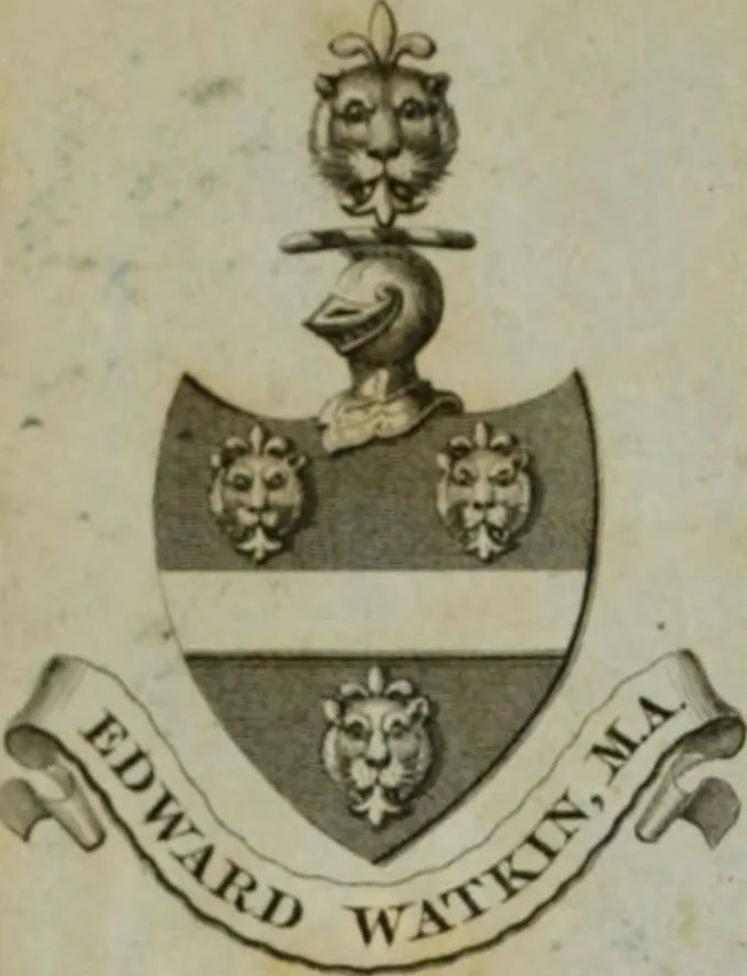 An illustration from Architectural notices of the churches of the Archdeaconry of Northampton. Deaneries of Higham Ferrers and Haddon, 1849, leaf 1