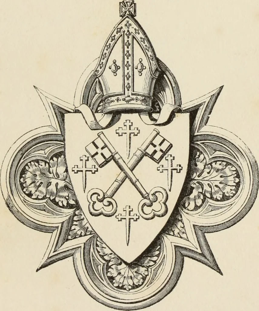 An illustration from Architectural notices of the churches of the Archdeaconry of Northampton. Deaneries of Higham Ferrers and Haddon, 1849, leaf 10