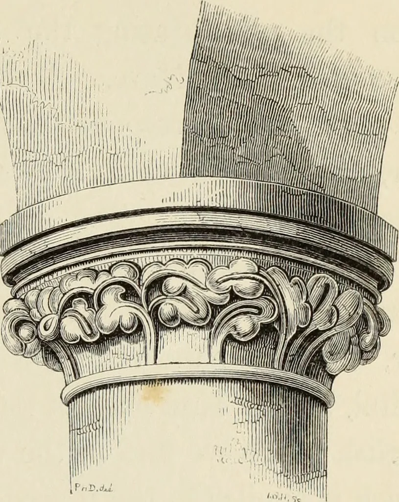 An illustration from Architectural notices of the churches of the Archdeaconry of Northampton. Deaneries of Higham Ferrers and Haddon, 1849, leaf 130