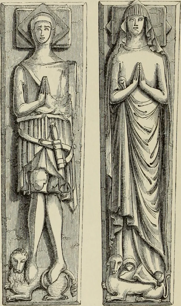 An illustration from Architectural notices of the churches of the Archdeaconry of Northampton. Deaneries of Higham Ferrers and Haddon, 1849, leaf 131