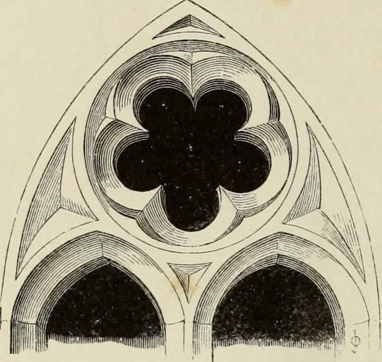 An illustration from Architectural notices of the churches of the Archdeaconry of Northampton. Deaneries of Higham Ferrers and Haddon, 1849, leaf 149