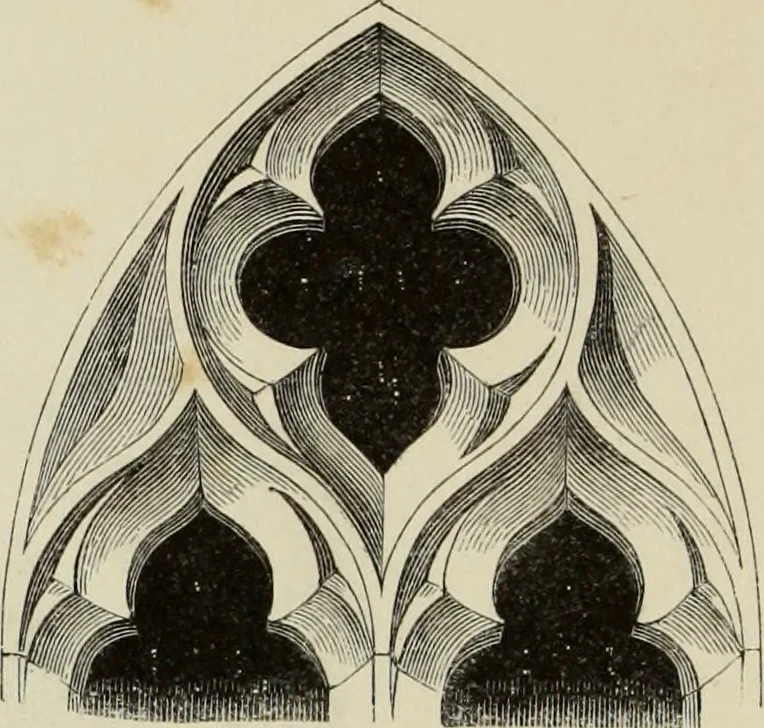 An illustration from Architectural notices of the churches of the Archdeaconry of Northampton. Deaneries of Higham Ferrers and Haddon, 1849, leaf 149