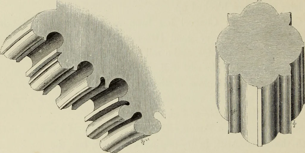 An illustration from Architectural notices of the churches of the Archdeaconry of Northampton. Deaneries of Higham Ferrers and Haddon, 1849, leaf 153