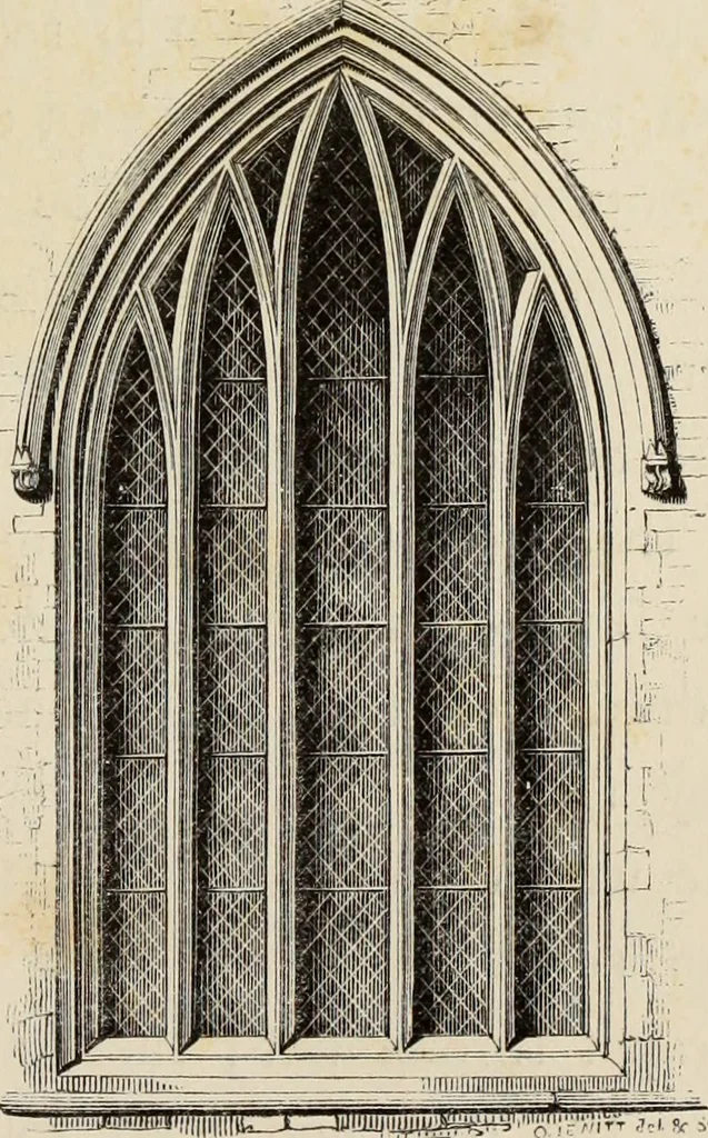 An illustration from Architectural notices of the churches of the Archdeaconry of Northampton. Deaneries of Higham Ferrers and Haddon, 1849, leaf 160