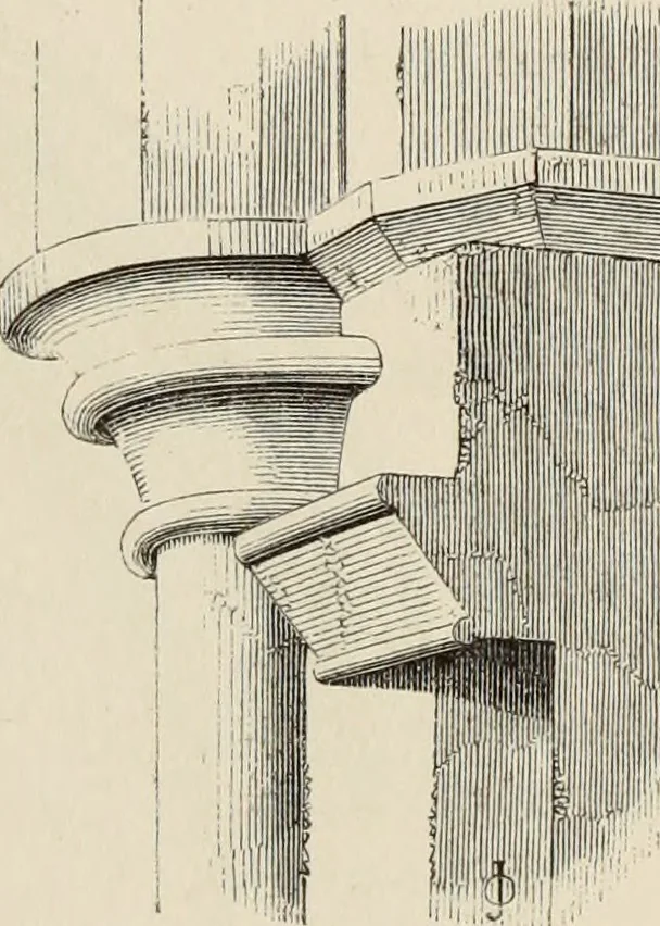 An illustration from Architectural notices of the churches of the Archdeaconry of Northampton. Deaneries of Higham Ferrers and Haddon, 1849, leaf 174