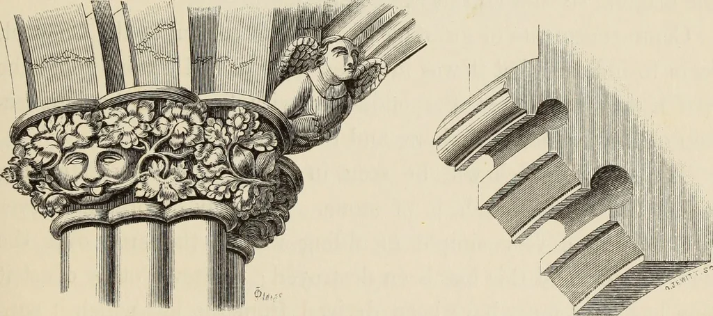 An illustration from Architectural notices of the churches of the Archdeaconry of Northampton. Deaneries of Higham Ferrers and Haddon, 1849, leaf 194