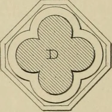 An illustration from Architectural notices of the churches of the Archdeaconry of Northampton. Deaneries of Higham Ferrers and Haddon, 1849, leaf 209