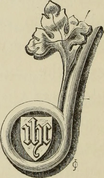 An illustration from Architectural notices of the churches of the Archdeaconry of Northampton. Deaneries of Higham Ferrers and Haddon, 1849, leaf 253